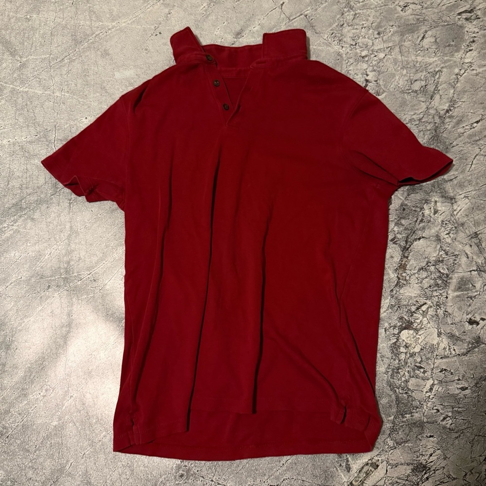 Apt. 9 Men's Deep Red Polo Shirt